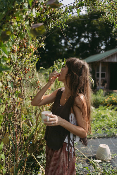The Garden Smock - Coffee