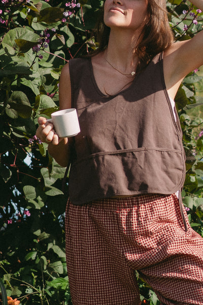 The Garden Smock - Coffee
