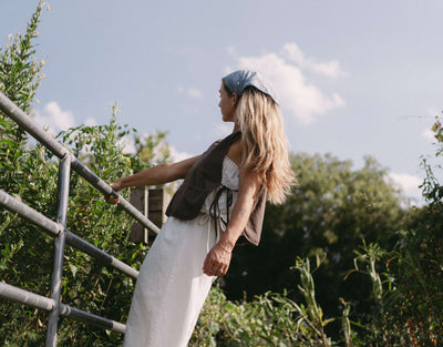 The Garden Smock - Coffee